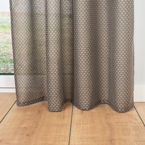 Schlaufenschal Dot - Polyester - Taupe - 135 x 245 cm