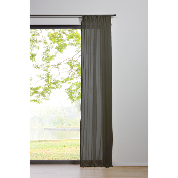Schlaufenschal Pure - Polyester - Grau - 135 x 245 cm