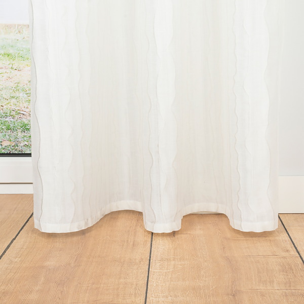 Schlaufenschal Stream - Polyester - Weiß - 135 x 245 cm