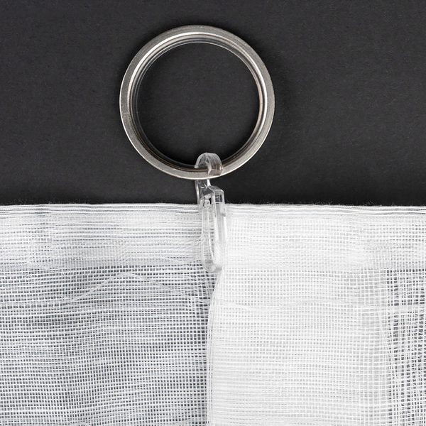 Schlaufenschal Soft - Polyester - Weiß - 135 x 245 cm