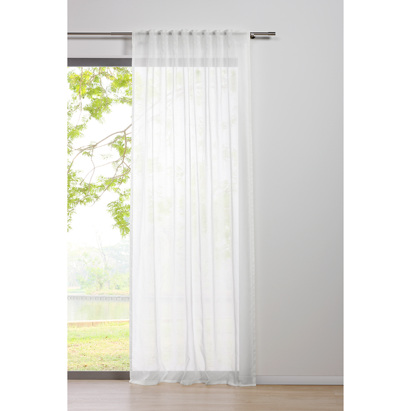 Schlaufenschal Pure - Polyester - Weiß - 135 x 245 cm
