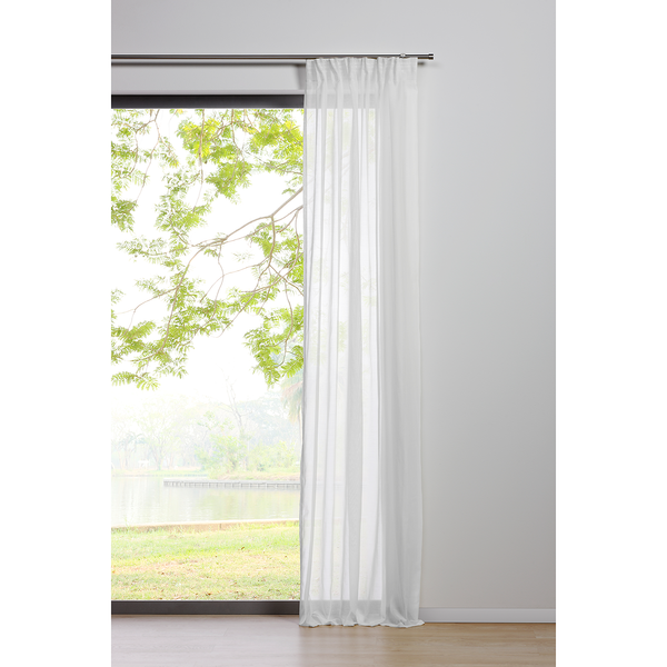 Schlaufenschal Pure - Polyester - Weiß - 135 x 245 cm