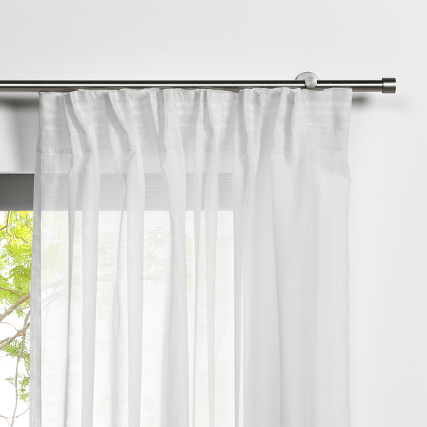 Schlaufenschal Pure - Polyester - Weiß - 135 x 245 cm