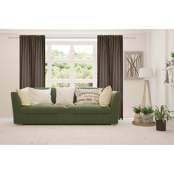 Schlaufenschal Balance - Polyester - Taupe - 135 x 300 cm