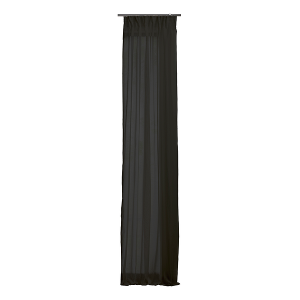Schlaufenschal Pure - Polyester - Schwarz - 135 x 245 cm