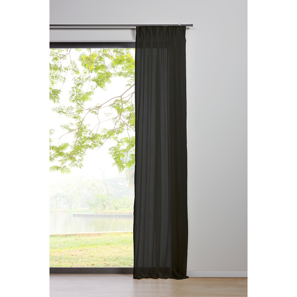 Schlaufenschal Pure - Polyester - Schwarz - 135 x 245 cm