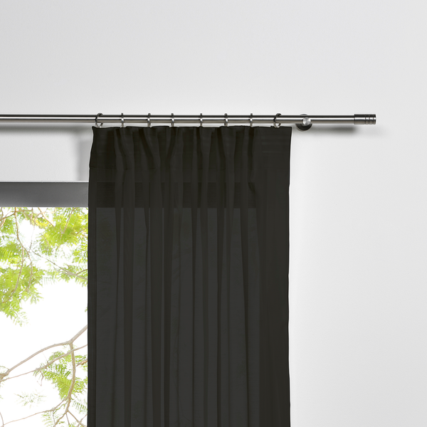 Schlaufenschal Pure - Polyester - Schwarz - 135 x 245 cm