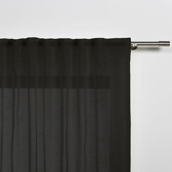 Schlaufenschal Pure - Polyester - Schwarz - 135 x 245 cm
