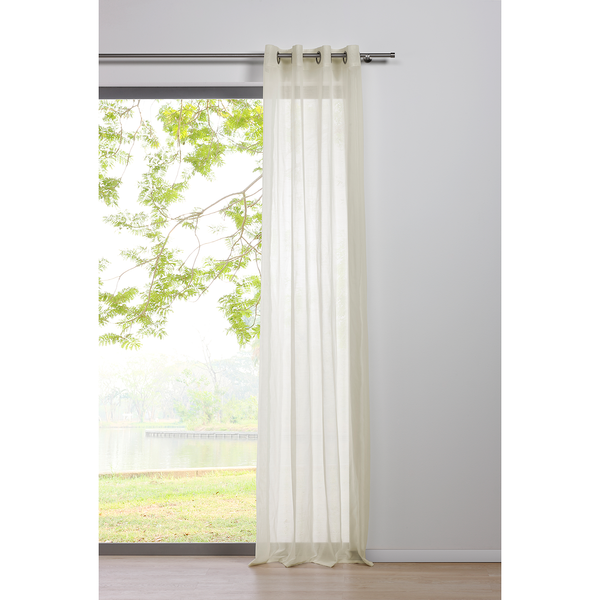 Ösenschal Pure - Polyester - Ecru - 135 x 300 cm