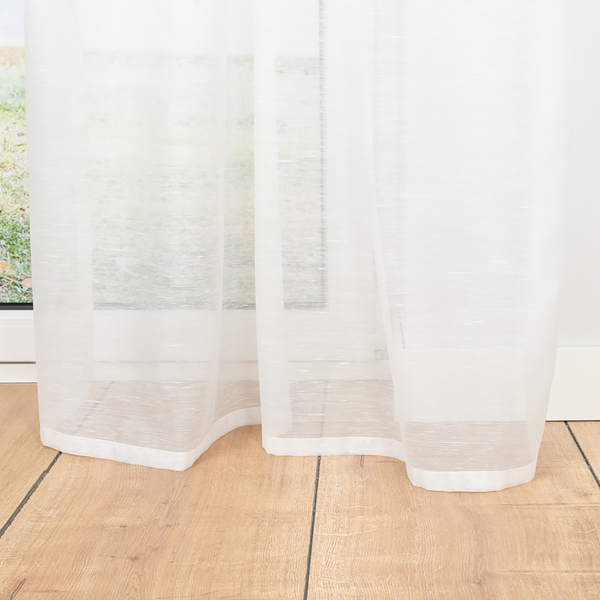 Ösenschal Soft - Polyester - Weiß