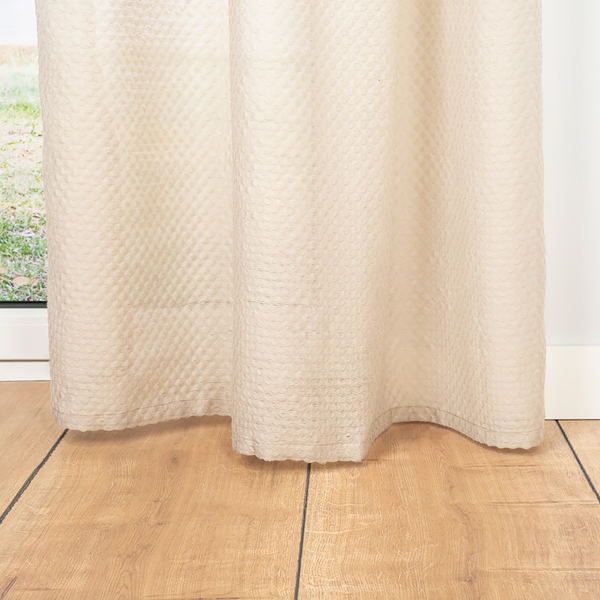 Ösenschal Dot - Polyester - Sand - 135 x 300 cm