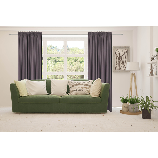 Schlaufenschal Balance - Polyester - Brombeere - 135 x 300 cm