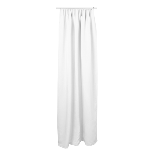 Verdunklungs-Schlaufenschal Day&Night - Polyester - Weiß - 135 x 245 cm