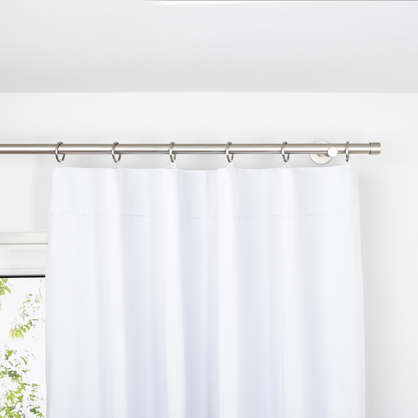 Verdunklungs-Schlaufenschal Day&Night - Polyester - Weiß - 135 x 245 cm