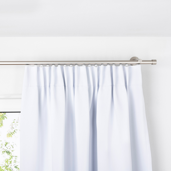 Verdunklungs-Schlaufenschal Day&Night - Polyester - Weiß - 135 x 245 cm