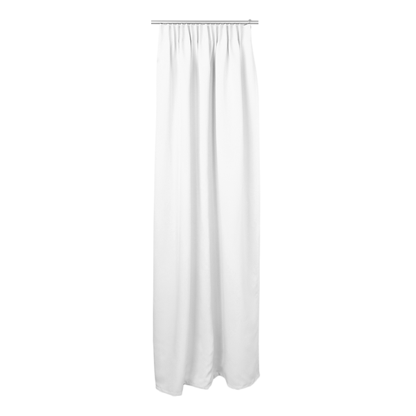 Verdunklungs-Schlaufenschal Day&Night - Polyester - Weiß - 135 x 245 cm