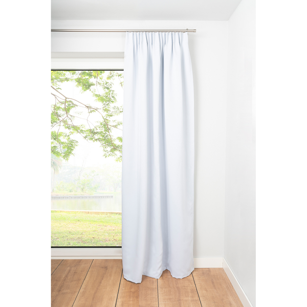 Verdunklungs-Schlaufenschal Day&Night - Polyester - Weiß - 135 x 245 cm