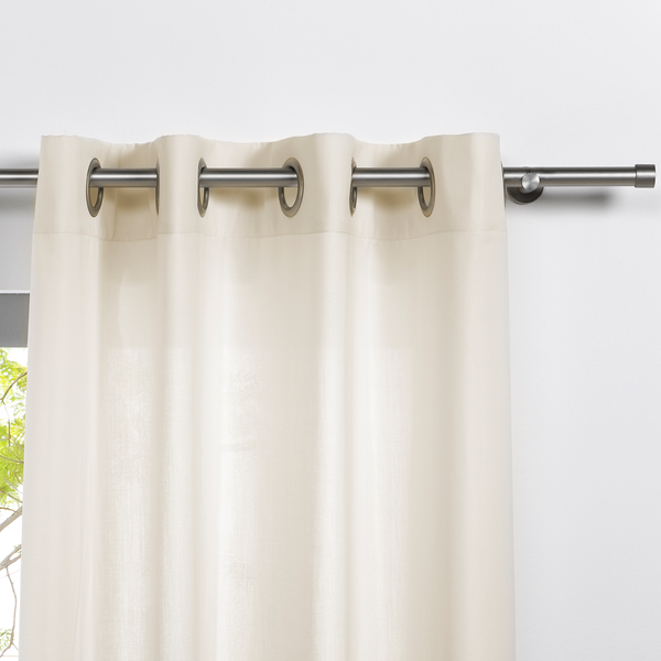 Ösenschal Mood - Polyester - Ecru - 135 x 300 cm