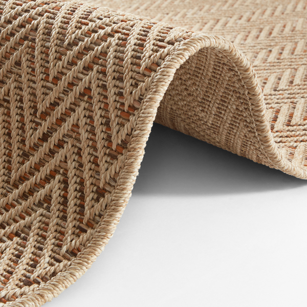 In-/ Outdoorläufer Nature 500 - Polypropylen - Terracotta - 80 x 150 cm