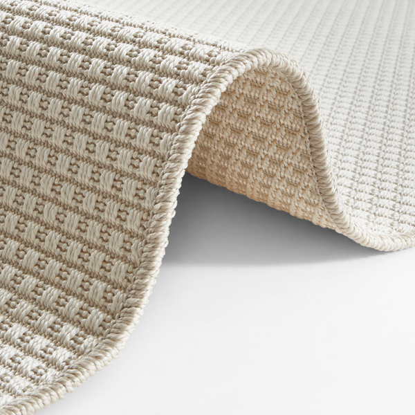 In-/ Outdoorläufer Nature 600 - Polypropylen - Weiß - 80 x 500 cm