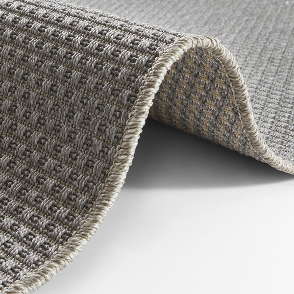 In-/ Outdoorläufer Nature 600 - Polypropylen - Silber - 80 x 450 cm