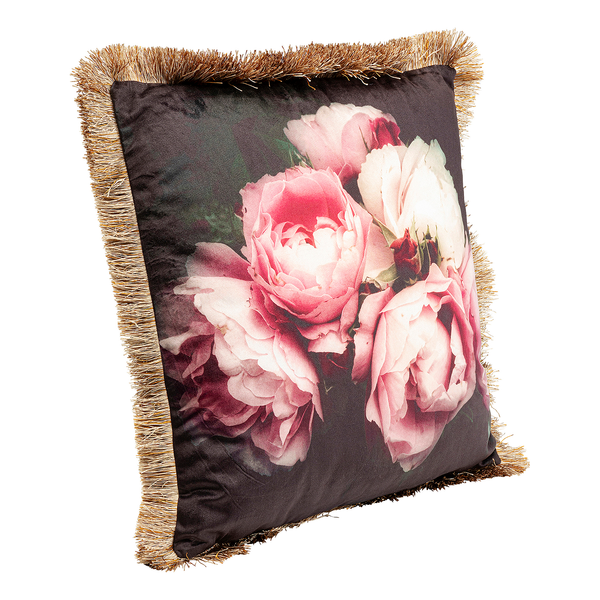 Dekokissen Blush Roses - Polyester - Mehrfarbig