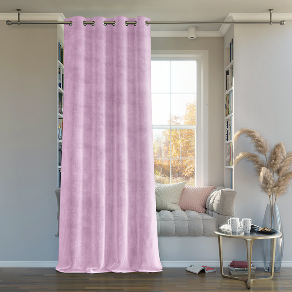 Vorhang Ruffy - Polyester - Hellrosa