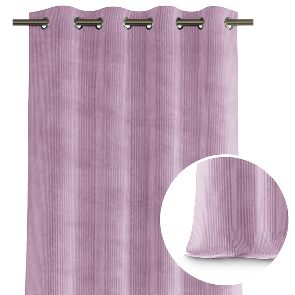 Vorhang Ruffy - Polyester - Hellrosa