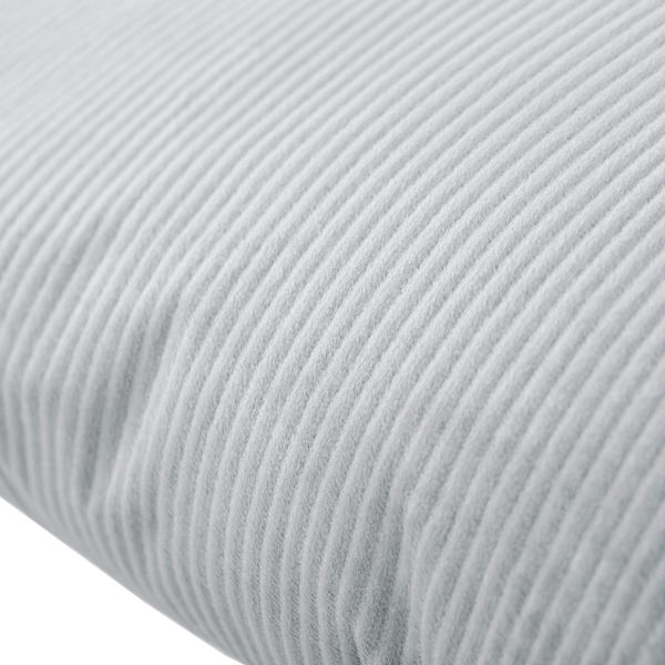 Dekokissen Ruffy - Silber - 45 x 45 cm