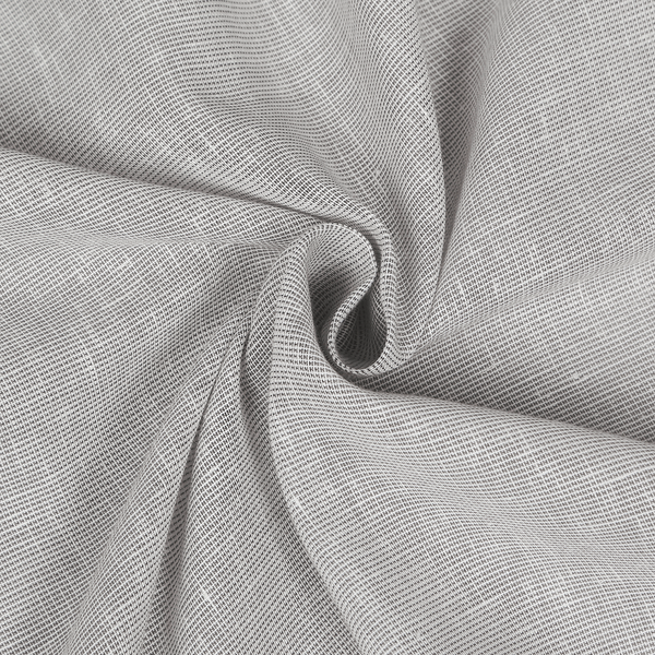 Fertiggardine Dante - Polyester / Leinen - Grau