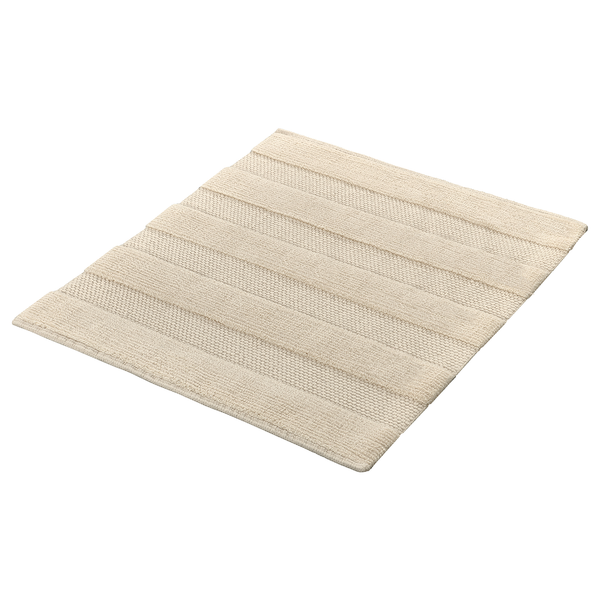 Badematte Tikka - Baumwollstoff - Creme - 65 x 55 cm