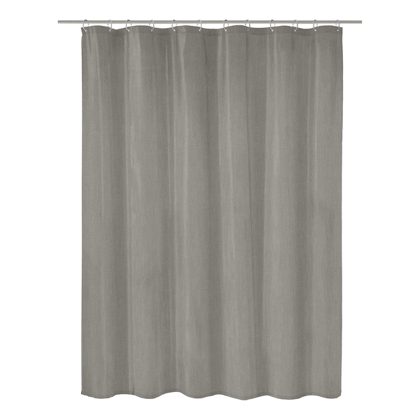 Duschvorhang Cotti - Polyester / Baumwolle - Anthrazit