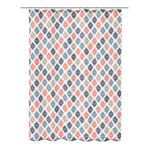 Duschvorhang Breeze - Polyester - Mehrfarbig