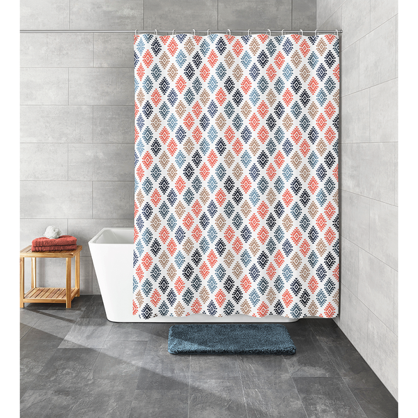 Duschvorhang Breeze - Polyester - Mehrfarbig