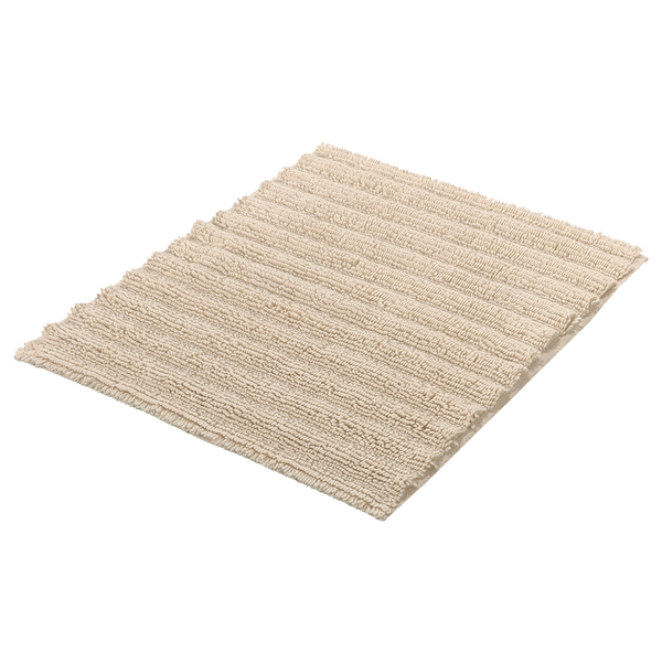 Badematte Yara - Baumwollstoff - Creme - 60 x 50 cm