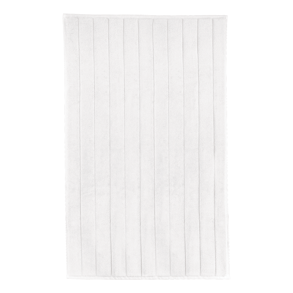 Badematte Strada - Baumwollstoff - Weiß