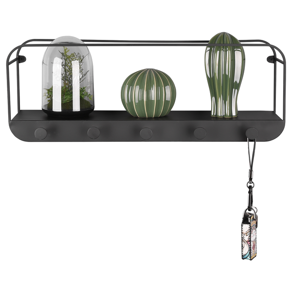 Garderobenleiste Gräfenhain - Metall - Schwarz