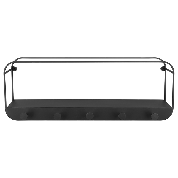 Garderobenleiste Gräfenhain - Metall - Schwarz