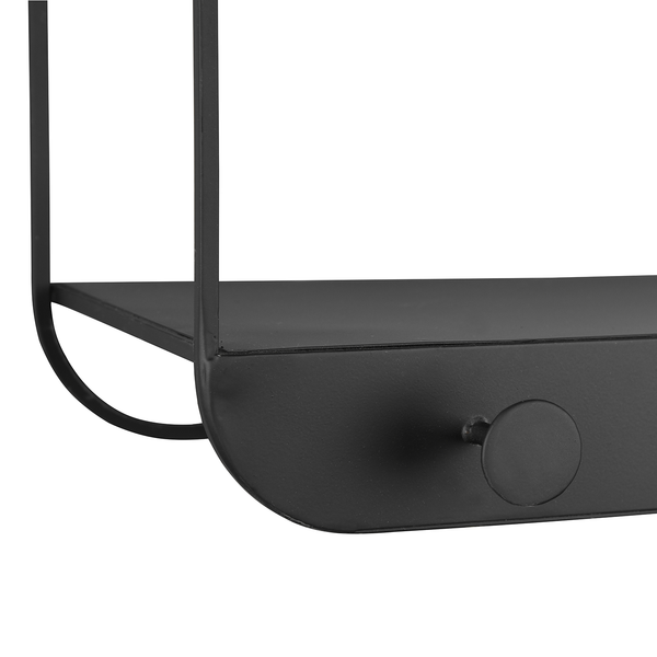 Garderobenleiste Gräfenhain - Metall - Schwarz