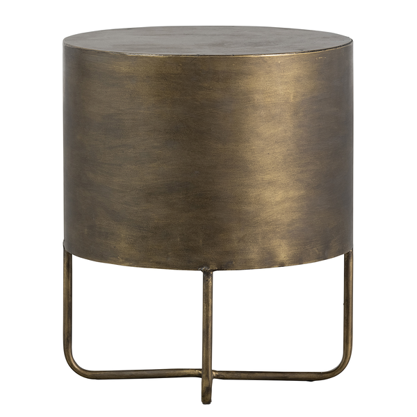 Beistelltisch Rauma - Metall - Antik Messing