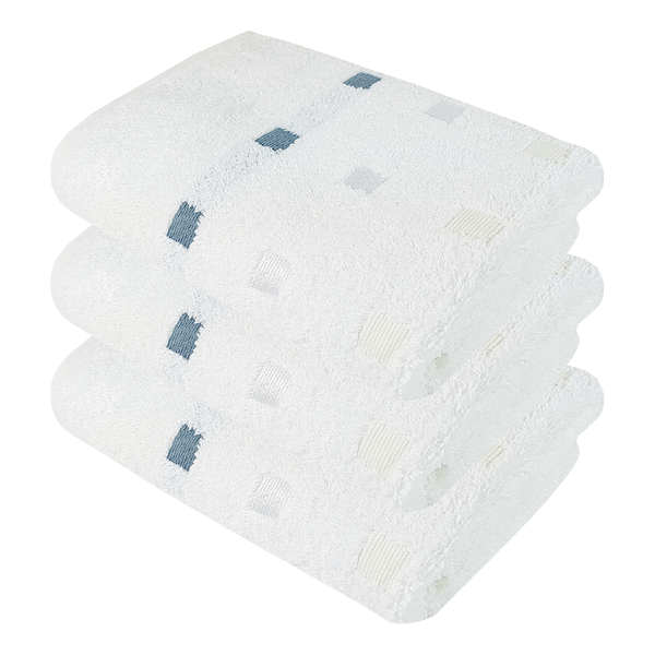 Gästehandtuch-Set Quattro (3er-Set) - Frottee - Weiß