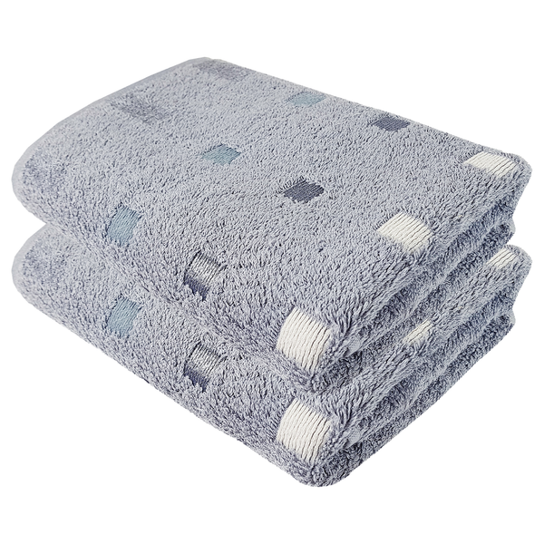 Handtuch-Set Quattro (2er-Set) - Frottee - Graphit