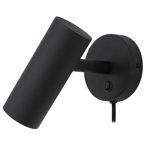 Wandleuchte Paris - Stahl - 1-flammig - Schwarz