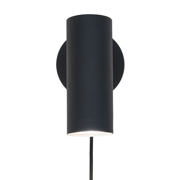 Wandleuchte Paris - Stahl - 1-flammig - Schwarz