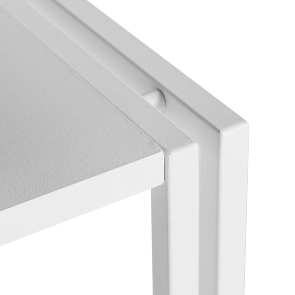 Regal HERBY - Weiß - Höhe: 100 cm