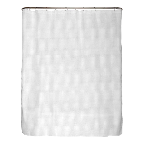 Anti-Schimmel Duschvorhang Newtown - Polyester - Weiß - 180 x 200 cm