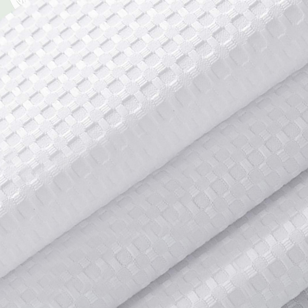 Anti-Schimmel Duschvorhang Newtown - Polyester - Weiß - 180 x 180 cm