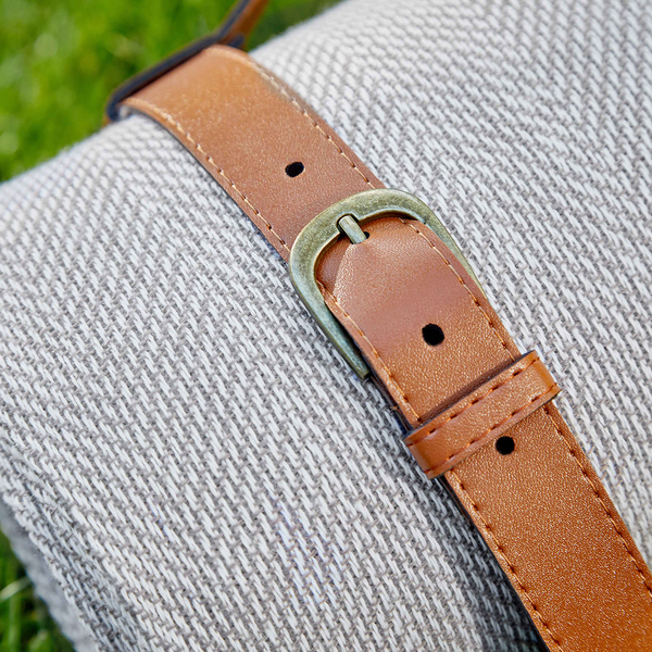 Picknickdecke WANDERLUST - Polyacryl / Polyester - Taupe