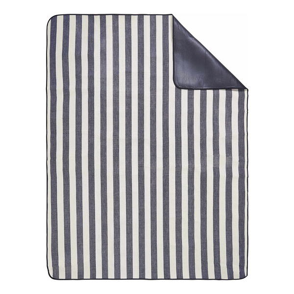 Picknickdecke WANDERLUST Streifen - Polyacryl / Polyester - Creme