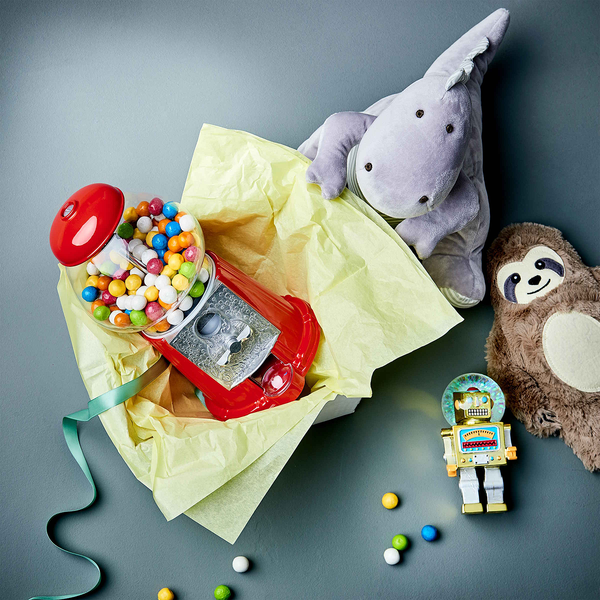 Kaugummi Automat BIG SPENDER - Glas / Aluminium - Rot